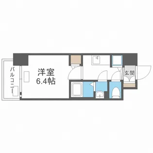 グランカリテ新大阪WEST【2階】の間取り