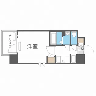 レシオス難波【5階】の間取り