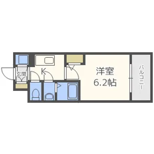 エスリード福島グレイス【6階】の間取り