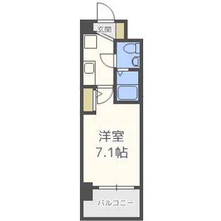 セレニテ福島カルム【2階】の間取り