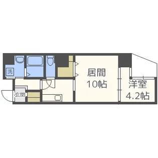 G-style天満橋【10階】の間取り