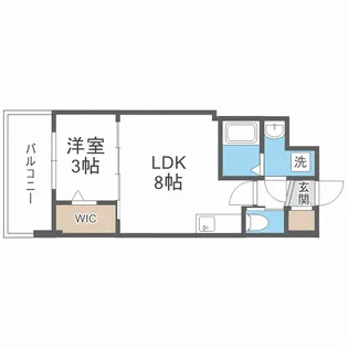 セレニテ福島カルム【2階】の間取り