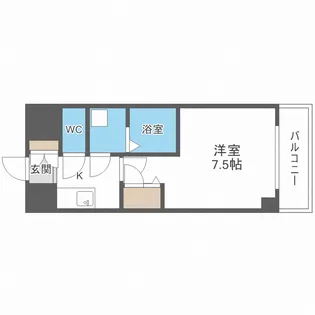 グランデュール大今里西【6階】の間取り