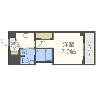 ラシーヌ天王寺町南【9階】の間取り