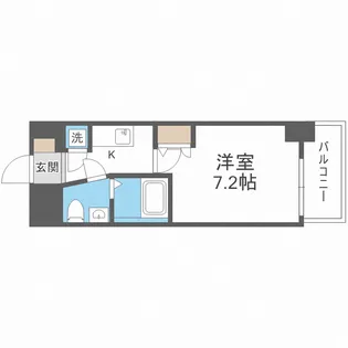 セレニテ新大阪カルム【6階】の間取り
