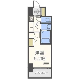 エステムコートディアシティWEST【11階】の間取り