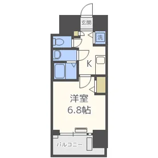 セオリー大阪ベイステージ【11階】の間取り