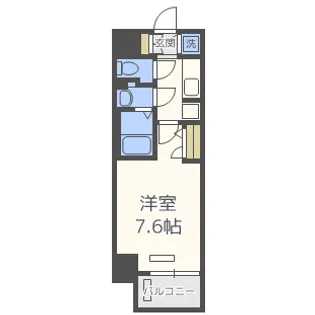 アクアプレイス福島EYE【7階】の間取り