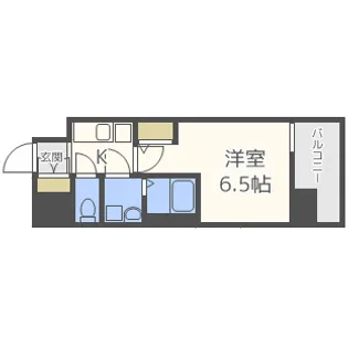 エスリード阿波座パークレジデンス【3階】の間取り