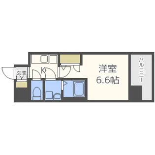 エスリード阿波座パークレジデンス【11階】の間取り