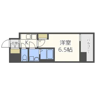 エスリード阿波座パークレジデンス【11階】の間取り