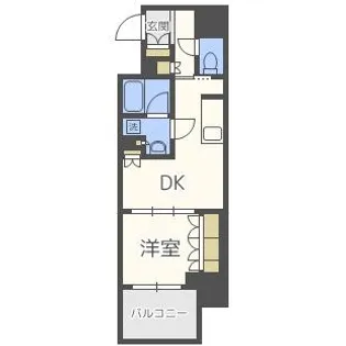 ザ・パークハビオ堂島【11階】の間取り