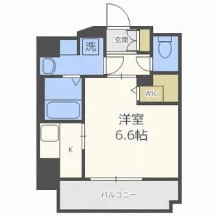 ミラージュパレス北梅田【3階】の間取り