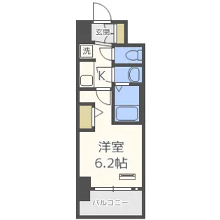エステムコートディアシティWEST【5階】の間取り