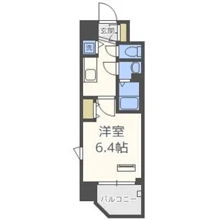 レオンコンフォート京橋【10階】の間取り