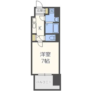 アドバンス大阪ルーチェ【9階】の間取り