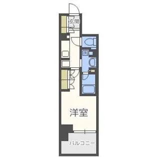 ザ・パークハビオ堂島【2階】の間取り