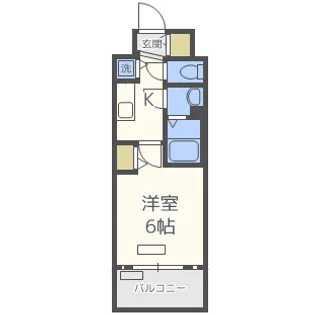 プレサンス塚本駅前【11階】の間取り