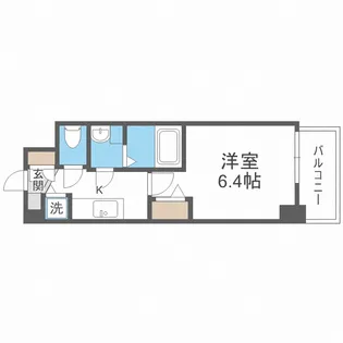 プレサンス心斎橋ブライト【9階】の間取り