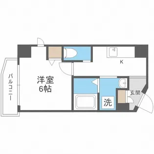 コンフォート滝川公園【5階】の間取り