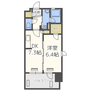 エステムプラザ福島ジェネル【4階】の間取り