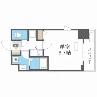 TLRレジデンス本町WEST【10階】の間取り