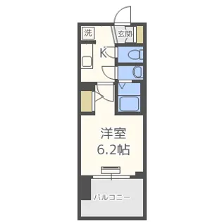 エステムプラザ福島ジェネル【10階】の間取り