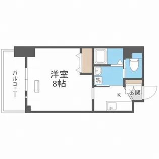 プランドール江戸堀レジデンス【12階】の間取り