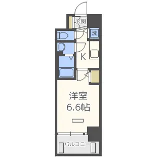 プレサンス梅田北オール【3階】の間取り
