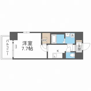 エスリード大阪グランゲート【8階】の間取り