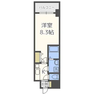 エスリード大阪グランゲート【7階】の間取り