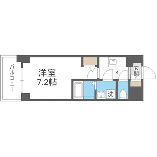 プランドール新大阪PARKレジデンス【8階】の間取り