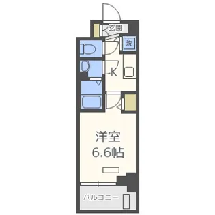 プレサンス塚本グランゲート【3階】の間取り