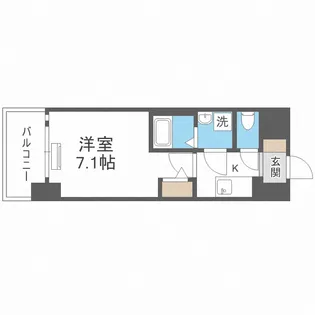 エスリード京橋グランテラス【4階】の間取り