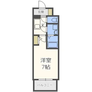 エスリード京橋グランテラス【8階】の間取り