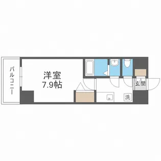 Flair Namba【4階】の間取り