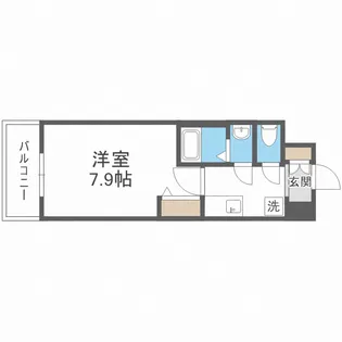 Flair Namba【3階】の間取り