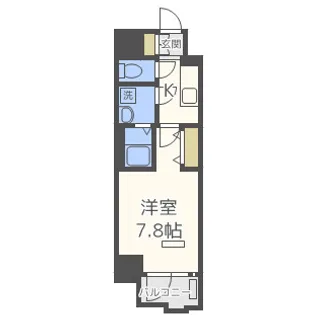 プレサンス新大阪ザ・デイズ【11階】の間取り