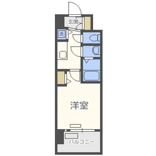 アドバンス新大阪ウエストゲート【7階】の間取り