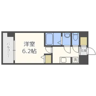リッツ新大阪【5階】の間取り