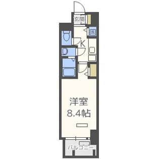 プレサンス本町エクストラ【13階】の間取り