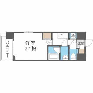 リッツ新大阪【8階】の間取り