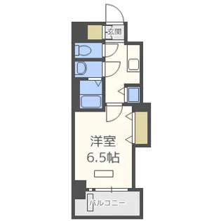 レオンコンフォート難波ミラージュ【7階】の間取り