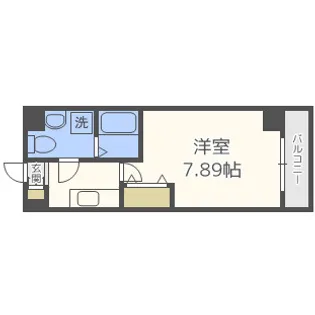 ウインズコート西梅田Ⅱ【4階】の間取り