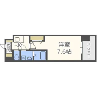 リッツ桜宮パークフロント【7階】の間取り