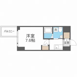 HS梅田EAST【6階】の間取り