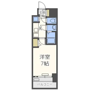 プレサンス水都OKAWA【10階】の間取り