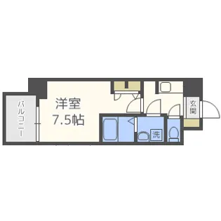 S-RESIDENCE新大阪WEST【12階】の間取り