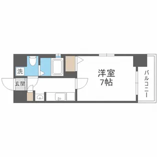 ジュネーゼグラン福島ミラージュ【10階】の間取り