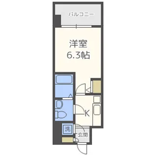 エスリード桜ノ宮レジデンス【7階】の間取り